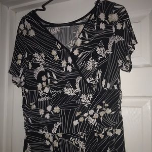 G.H. Bass & Co. black and white dress